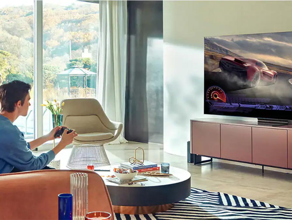 بازی حرفه ای با تلویزیون Q70C