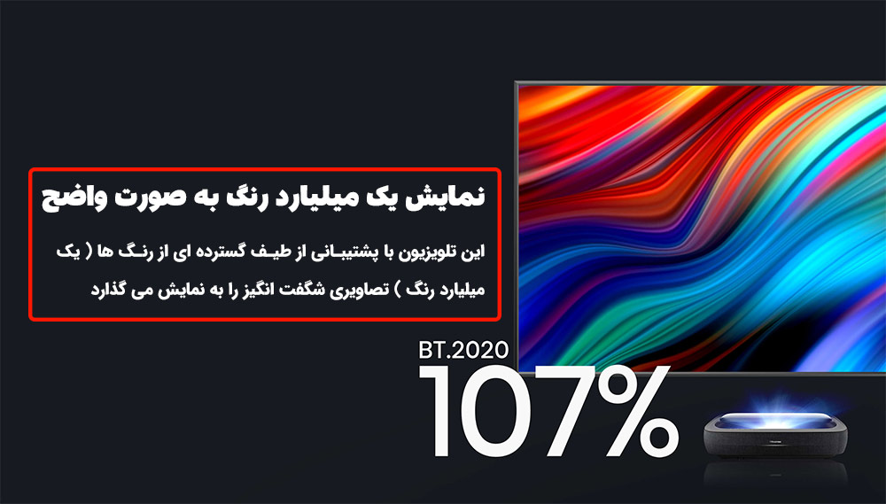 نملیش یک میلیارد رنگ به صورت پویا