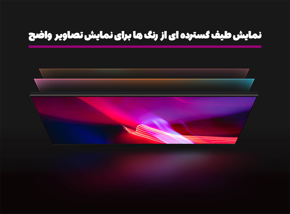دیدن طیف رنگی گسترده با وضوح کامل