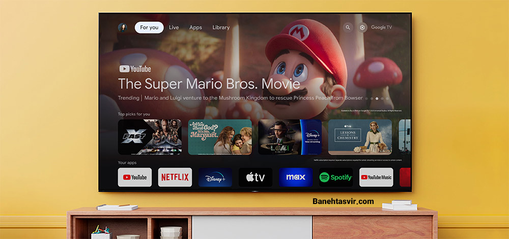 سیستم عامل google tv